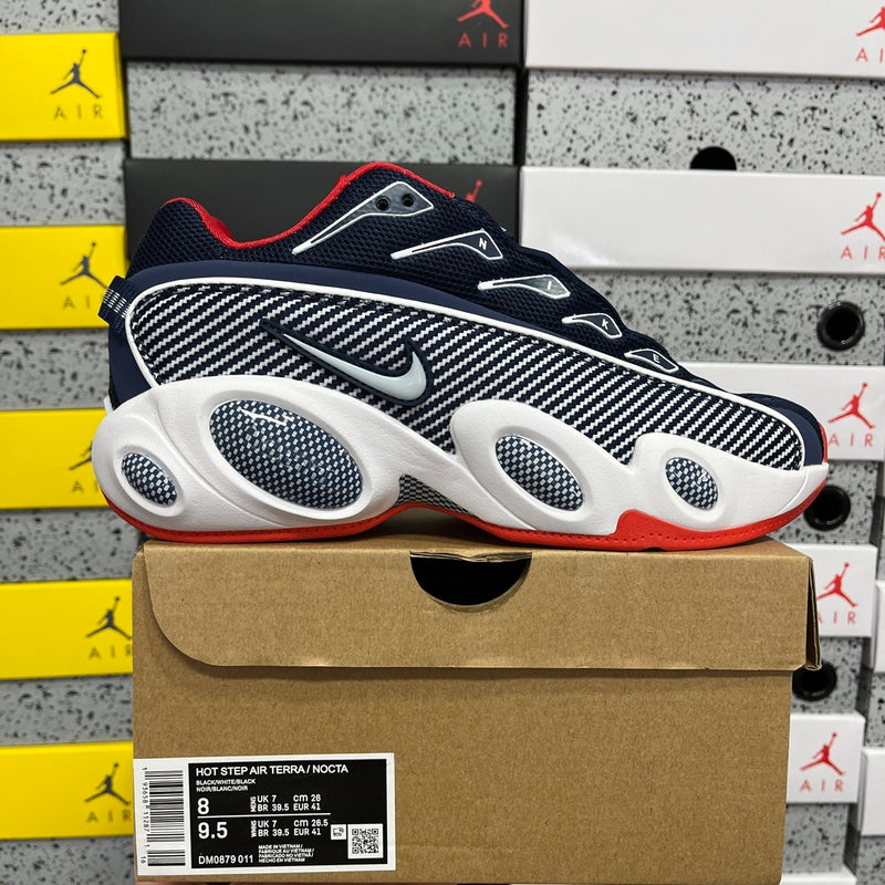 Hot Step 1 Air Terra (Branco/Azul/vermelho)